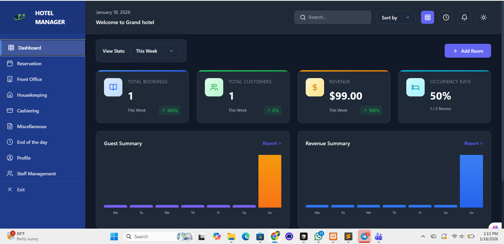 Manufacturing ERP System - Screenshot 1
